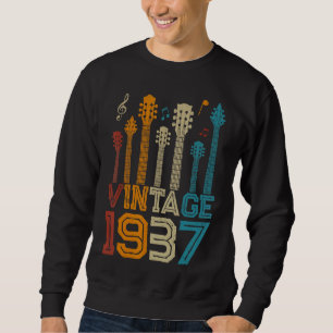 Sudadera 85.ª guitarra guitarista de la época de cumpleaños