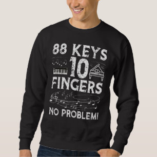 Sudadera 88 Claves 10 Dedo No Problem Pianos Jugadores De P