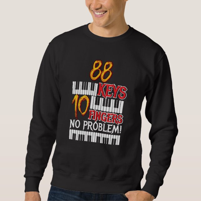 Sudadera 88 Llaves 10 dedos Piano (Anverso)