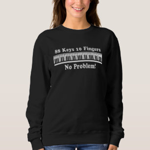 Sudadera 88 Teclas 10 Dedos No Hay Problema Teclado de Pian