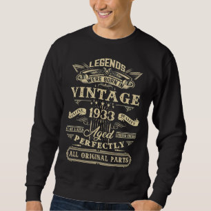 Sudadera 89.ª Vintage de cumpleaños para leyendas nacidas e