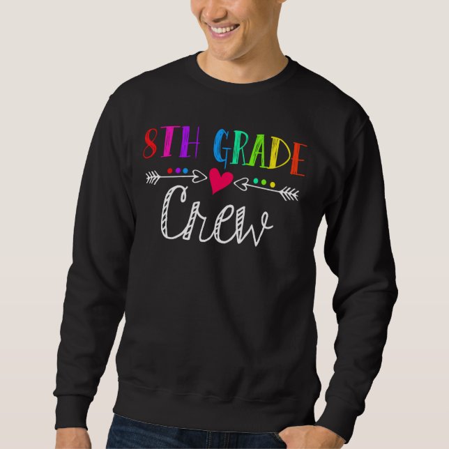 Sudadera 8.ª Grada Divertida Profesora De Octavo Grado Prim (Anverso)