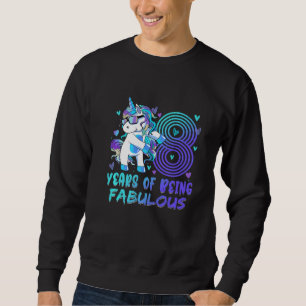 Sudadera 8.º cumpleaños Chica de 8 años Universidad Princes