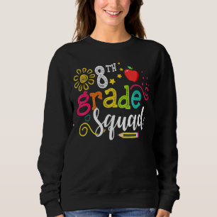 Sudadera 8.º Equipo Estudiantil De Cuadrado De Grado De Vue