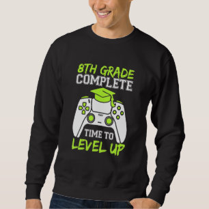 Sudadera 8.º Grado Tiempo Completo De Graduación De Jugador