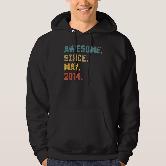 Sudadera 8 años de edad increíble desde mayo de 2014 8 cump (Anverso)