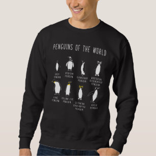 Sudadera 8 Pingüinos más raros del mundo - Animales diverti