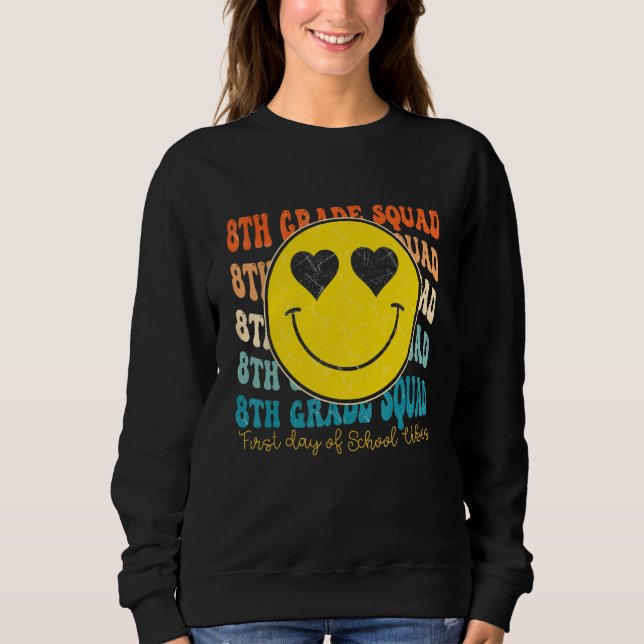 Sudadera 8TH Grade Teacher Back To School Student First Gra (Anverso)