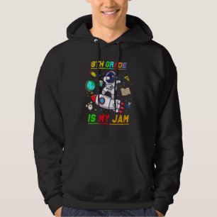 Sudadera 8vo Grado Es Mi Astronauta De Regreso A La Escuela