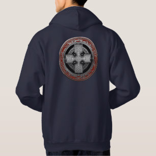 Sudadera [900] Antiguo cruz de nudo de plata sagrada celta