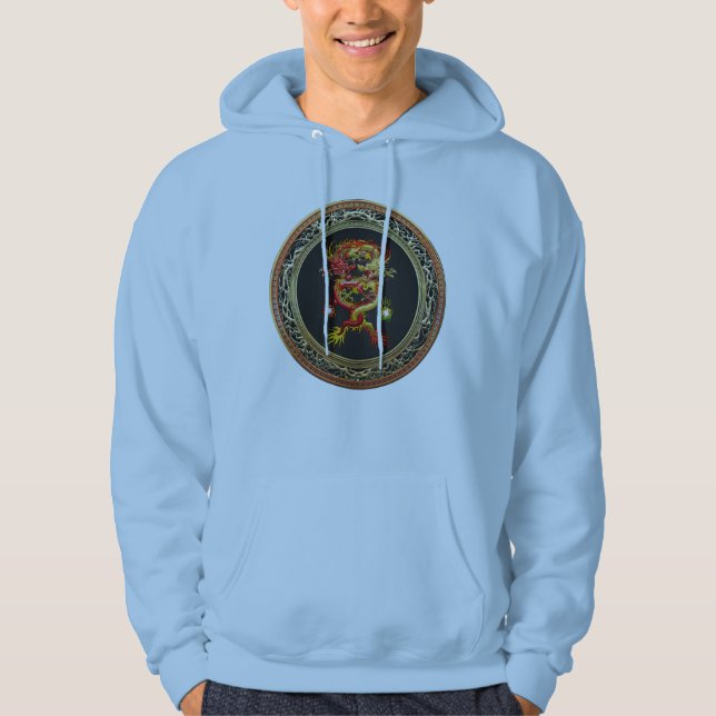 Sudadera [900] Dragones rojos y amarillos (Anverso)