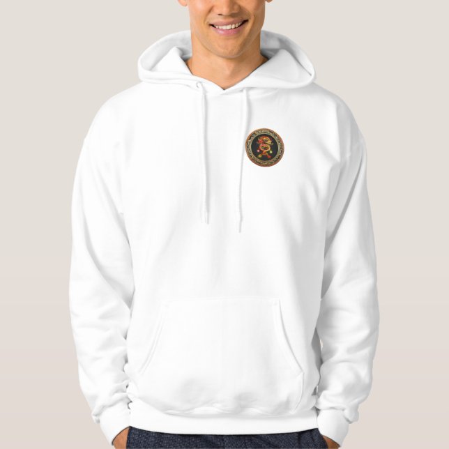 Sudadera [900] Dragones rojos y amarillos (Anverso)