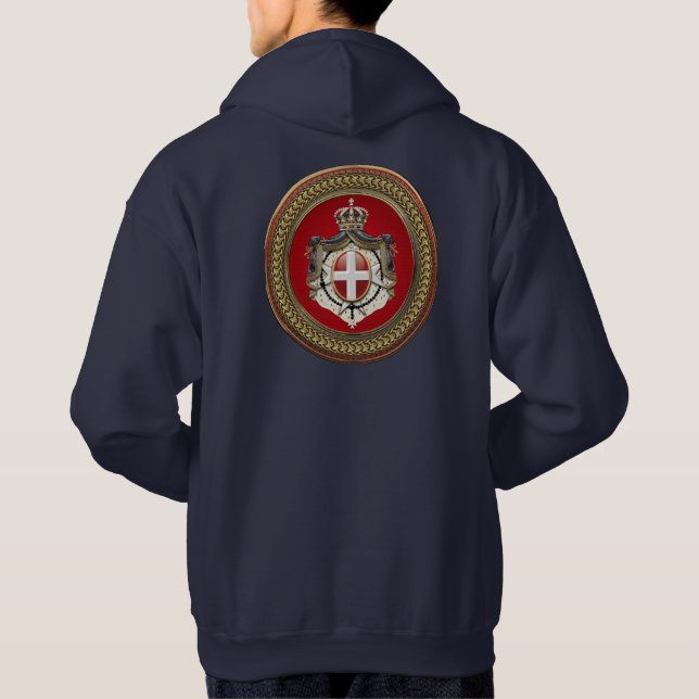 Sudadera [900] Orden de Malta - Escudo de armas SMOM (Reverso)