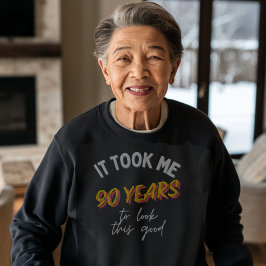 Sudadera 90 años para lucir este buen 90 cumpleaños noventa