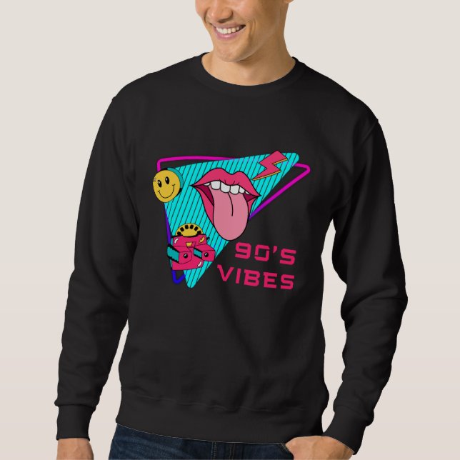Sudadera 90 s Vibes 1990s Fashion 90s Theme Outfit Nineties (Anverso)