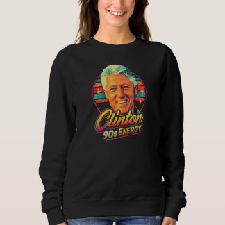 Sudadera 90s Energy Clinton Obama Vintage Political T-Shirt