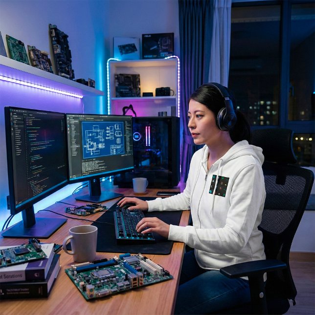 Sudadera 90s Retro Tech and Web Icon Pattern (Subido por el creador)