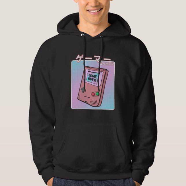 Sudadera 90s Video Game  Japanese Aesthetic Vaporwave Gamer (Anverso)