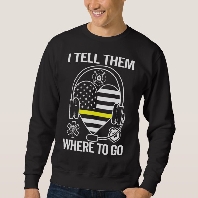 Sudadera 911 Dispatcher (Anverso)