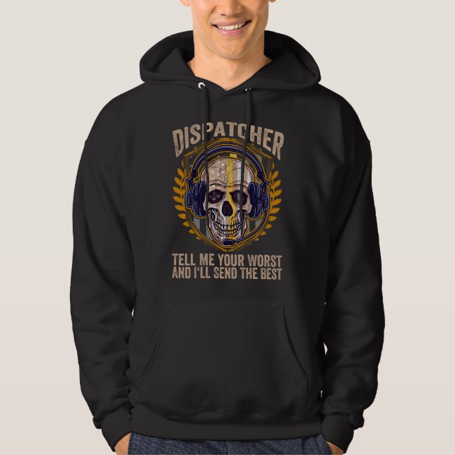 Sudadera 911 Dispatcher Emergency Dispatchers 911 Operator (Anverso)