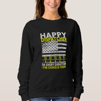 Sudadera 911 Dispatcher For Emt Firefighter Happy Dispatche