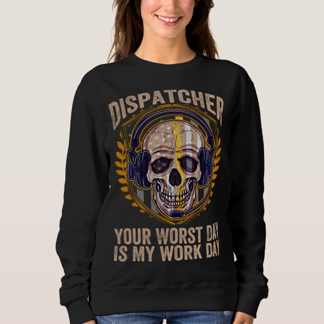 Sudadera 911 Operator Emergency Dispatchers 911 Dispatcher (Anverso)