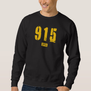 Sudadera 915 EPTX El Paso TX Diseño de plantilla aproximado