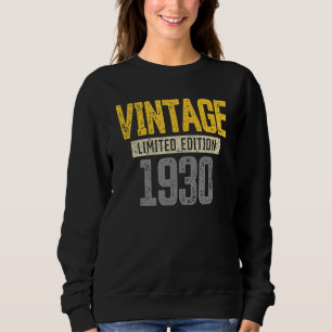 Sudadera 92.ª natalidad Hombres Mujeres Vintage 1930 92º na