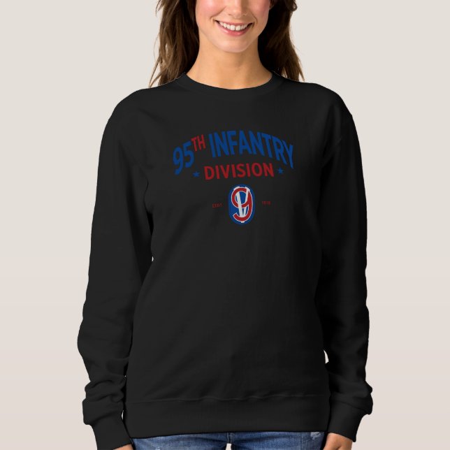 Sudadera 95ª División de Infantería - Mujeres militares de  (Anverso)