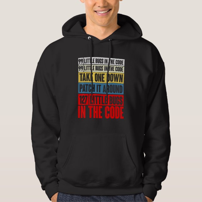 Sudadera 99 pequeños errores en el código, arregla uno, par (Anverso)