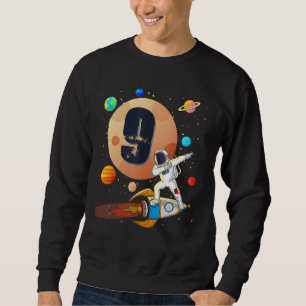 Sudadera 9.º Cumpleaños De Astronauta Boys Rocket Moon Astr