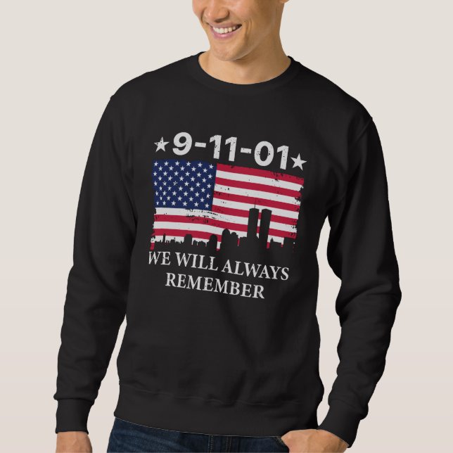 Sudadera 9-11-01 Siempre Recordaremos (Anverso)