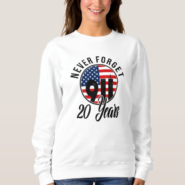 Sudadera 9 11 Bandera del Día de los Patriotas Estados Unid (Anverso)