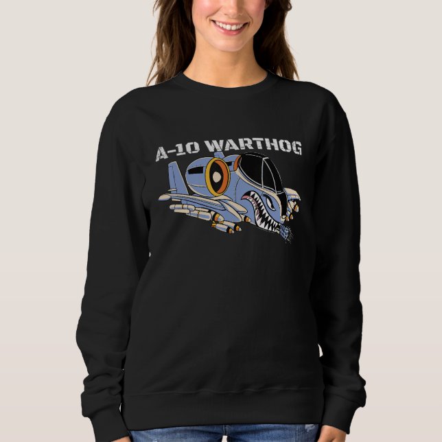 Sudadera A-10 Warthog Military Airplane A10 Thunderbird A10 (Anverso)