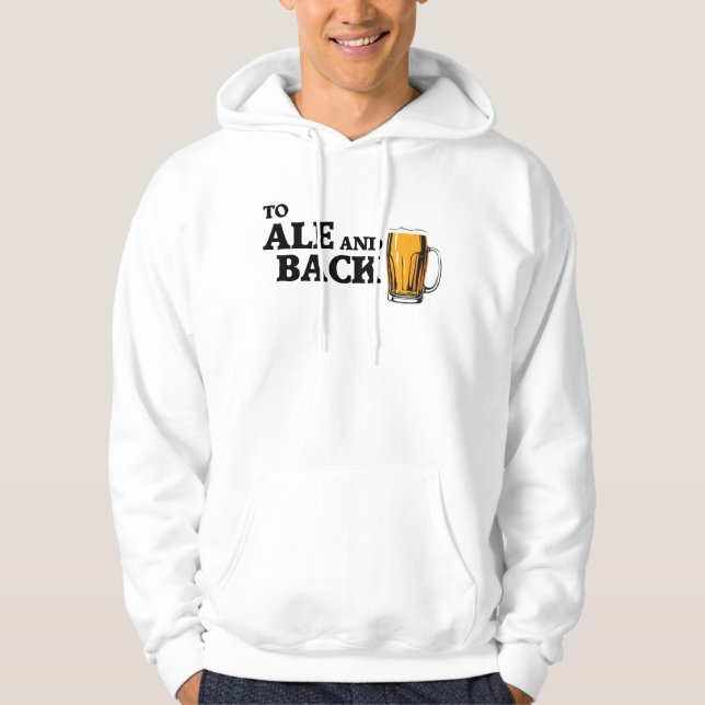 Sudadera A Ale Y Atrás - Cita De Beer Lover (Anverso)