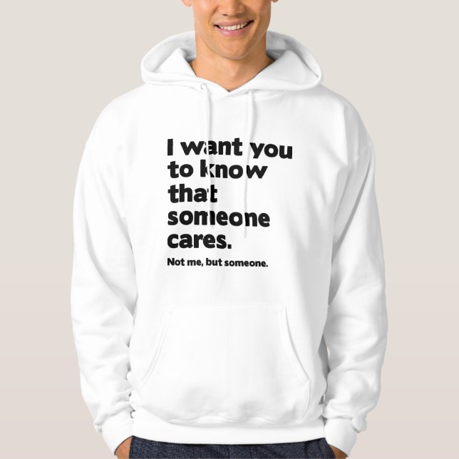 Sudadera A Alguien le importa (Anverso)