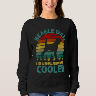 Sudadera A Beagle Dad Le Gusta Un Padre Regular Pero Frío P
