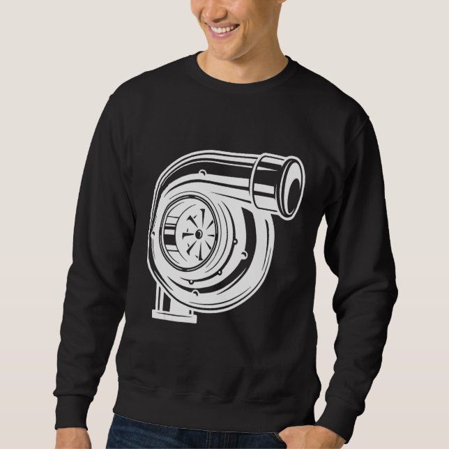 Sudadera A big turbo for car  , perfect outfit for the ever (Anverso)