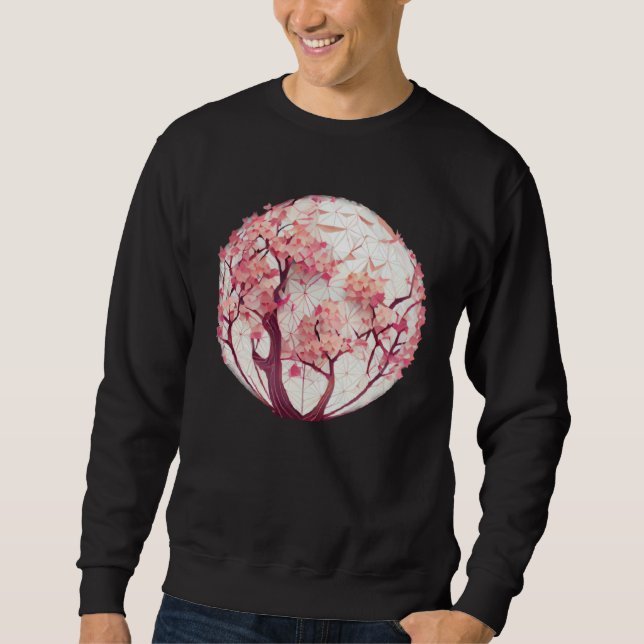 Sudadera A Blossoming Fashion Statement Cherry Blossom Sphe (Anverso)
