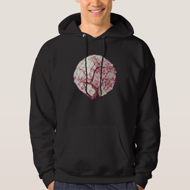 Sudadera A Blossoming Life Cherry Blossom Tree of life Glob (Anverso)