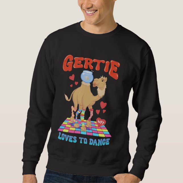 Sudadera A Camel Gertie Le Gusta Bailar (Anverso)