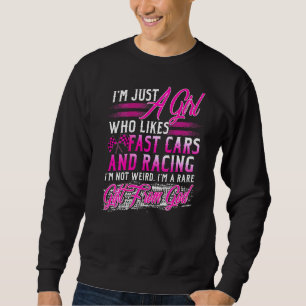 Sudadera A Chicas Carreras Les Gusta Los Coches Rápidos Es