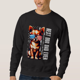 Sudadera A Chihuahua Le Encanta El Mejor Papá Perro Jamás B