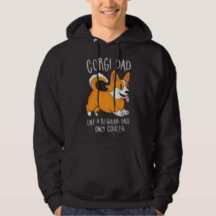 Sudadera A Corgi Dad Le Gusta Un Padre Regular Sólo Frío