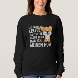 Sudadera A Corgi Perro no le gusta la gente, perros lindos