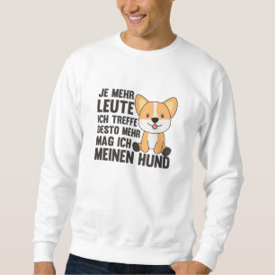 Sudadera A Corgi Perro no le gusta la gente, perros lindos