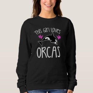 Sudadera A ESTA CHICA LE AMAN LAS ORCAS Ballena Asesina Lin