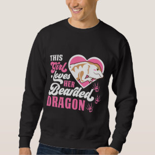 Sudadera A esta Chica tan amable le encanta su dragón con b