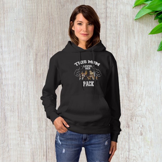 Sudadera A esta mamá le encanta su paquete Hoodie (Subido por el creador)