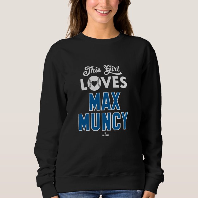 Sudadera A este Chica le encanta Max Muncy Los Angeles Base (Anverso)